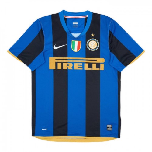 Inter Milan 2008-09 Pelipaita Koti Retro Inter Milan 2008-09 Pelipaita Koti Retro